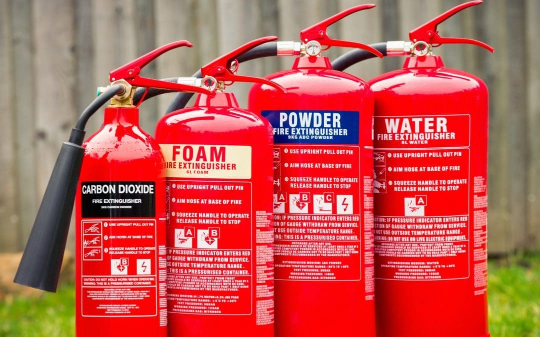 Allfire Services | Rock Hill SC | Fire extinguishers: Carbon dioxide, Foam, Powder and Water